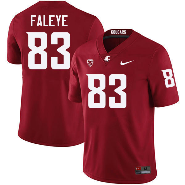 Ademola Faleye WSU Cougars Jersey.Washington State Cougars #83 Ademola Faleye Jersey Youth-Crimson